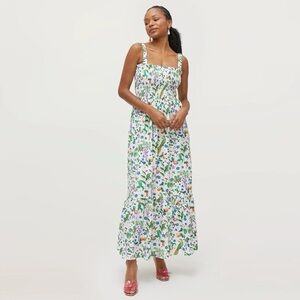 Hill House the anjuli nap dress—silken petal wing